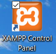XAMPP Control Panelショートカット